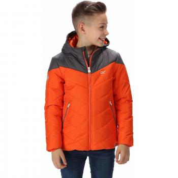 Regatta Lofthouse III Kids‑Jacke – Isolationssteppierung, Orange & Magnet