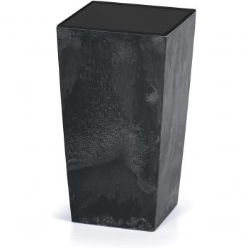 Pot de fleurs effet béton 49L anthracite