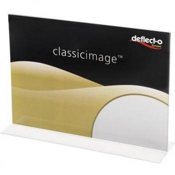 Deflecto Prospektständer Classic Image – A3 Quer, transparenter Aufsteller