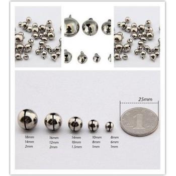50pcs Mixed Size Jingle Bells