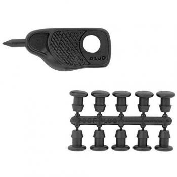 Punzón para goteo + 10 tapones 4 mm