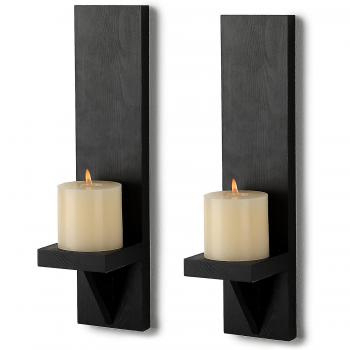 Chandelier Votive Noir – Kit de 2 Appliques