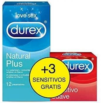 Durex Natural Plus 12 Preservativos