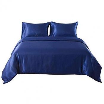 King Set Biancheria in Seta Satin – Copripiumino + 2 Cuscini