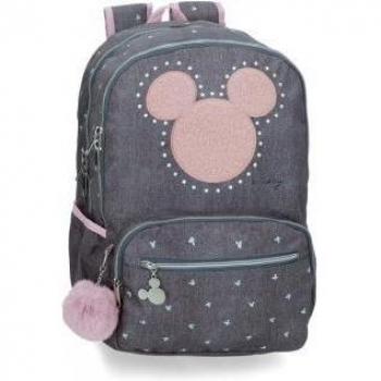 Mickey Studs Junior Backpack – Black, Unisex, One Size