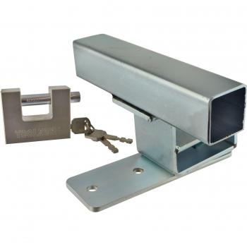 Garage Door Defender Lock Motor Bike Car Stop Bar Up and Over & Padlock