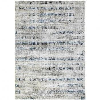 Tappeto moderno striato grigio scuro 160x230 cm