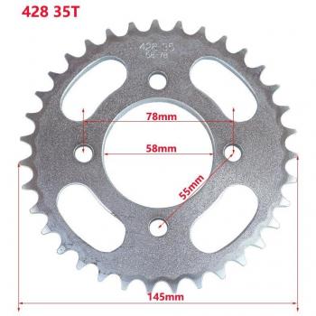 35T Rear Back Sprocket for 420/428 Chains