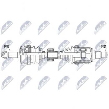 Eje semi NTY NPW-TY-108