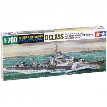 Tamiya 1700 Serie Waterline 904 Destroyer Navale Britannico – Versione Italiana