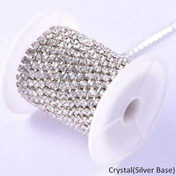 10 Yard SS16 Rhinestones Cup Chain for Clothes Accessories