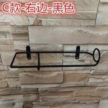 European Wrought Iron Wall Hanging Wine Rack