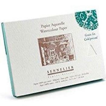 Bloc aquarelle Sennelier 300g 20 feuilles 14,8x10,5 cm