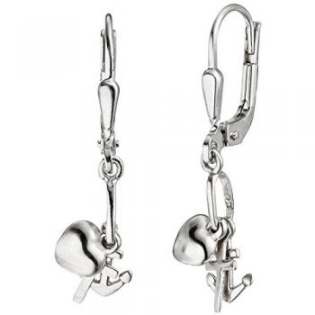 Jobo Kinderohrringe Glaube Liebe Hoffnung 925 Sterling Silber