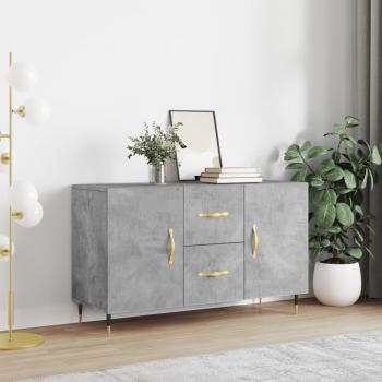 VidaXL Concrete Grey Sideboard 100x36x60 cm Engineered Wood