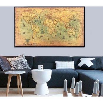 Antique Style Sea Map Wall Decoration