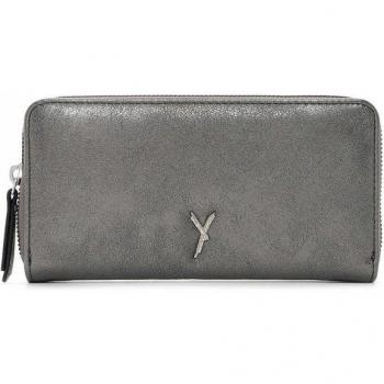 Gracey Zip Wallet Femme Argent Gris