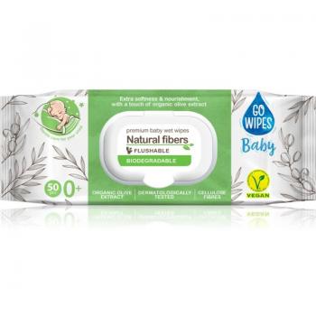 Toallitas Húmedas para Pieles Sensibles Baby Natural Fibers 0+ 50 Ud