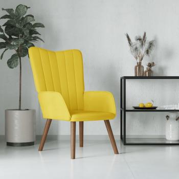 Poltrona Relax Giallo Senape in Velluto cod mxl 13306