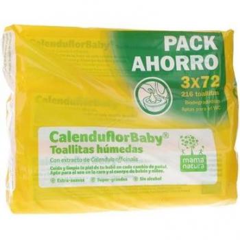 Toallitas Caléndula Kids: Kit de 72 unidades, 3 paquetes
