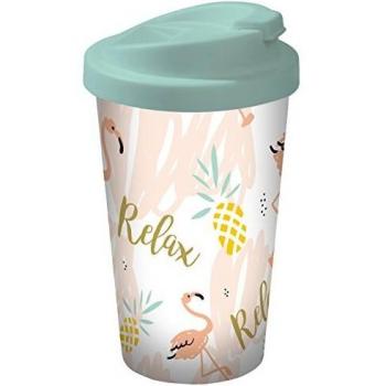 Geda Labels Flamingo Relax To-Go Becher