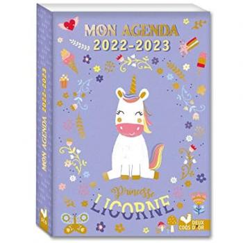 Agenda 2022-2023 princesse licorne