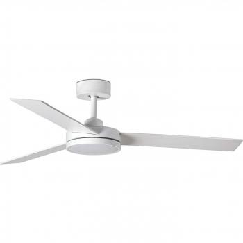 FARO BARCELONA Barth Ventilador de techo LED con luz, blanco