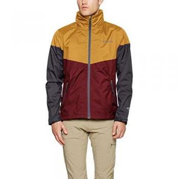 Columbia Chaqueta de Lluvia Inner Limits, Rojo, L, para Hombre