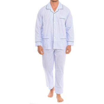 Conjunto pijama masculino a la moda con mangas largas