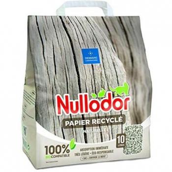 Double sac de 2x10L litière Nullodor en papier recyclé