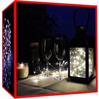 USB-betriebene 30m Mikro-LED Lichterkette in Kaltweiß