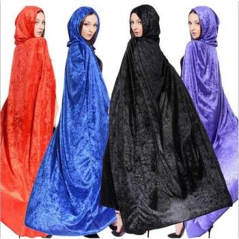 Traje para Adultos Mujer Halloween Negro, Rojo, Azul, Púrpura