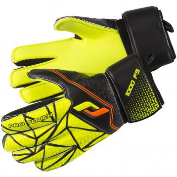 Pro Touch Junior Torwarthandschuh Force 500 PG – Schwarz+Gelb+Orange, 5 Größe