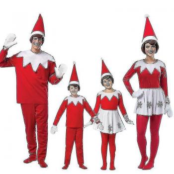 Disfraz Encantador de Navidad Padre-Hijo