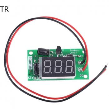 Compteur numérique 3 bits pour mise sous tension DC 12 V avec accumulateur, 0,36 pouce, 62 kd