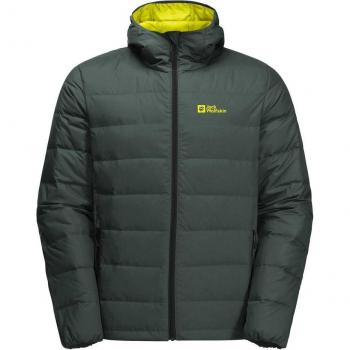 Jack Wolfskin Chaqueta 4XL Ather Down Verde con Capucha