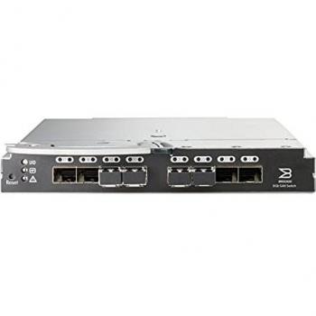 HPE Brocade 8G SAN Switch (8x1Gb + 24x10Gb) – Managed, Dual‑Color (Silver/Black)