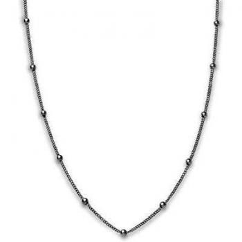 Gargantilla Rosefield JDCHS-J059 metal bañado plata Iggy Dotted choker silver 46cm