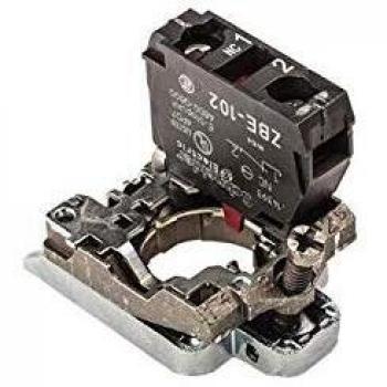 Interruptor Schneider Electric 22mm con Conexión Tornillo Embellecedor Metálico