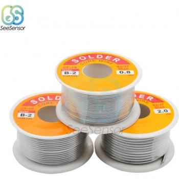 Fil de Soudure Étain-Plomb 45 FT, 63/37, Flux 2 % – 100 g