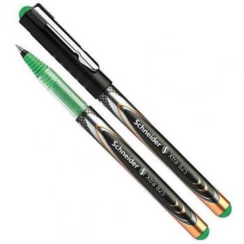 Rollerball Schneider Xtra 825 con tinta líquida (Liquid‑Ink) verde