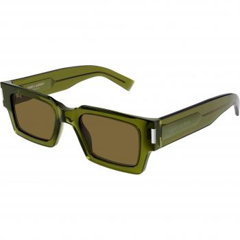 Saint Laurent SL 572 Unisex Sunglasses in Green 50 MM