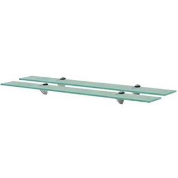 Floating Glass Shelves 2 pcs 80x20 cm 8 mm