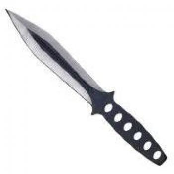 Haller 80431 Schwarz-Silber Wurfmesser