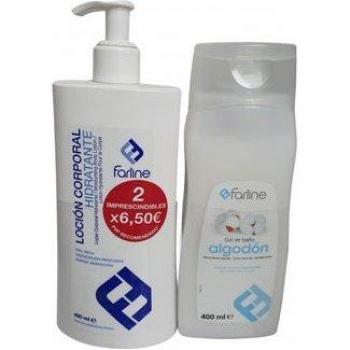 Sérum Hydratant Farline avec Pack Gel Bain Coton