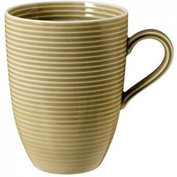 Seltmann Weiden Beat Sandbeige Becher mit Henkel 0,35 l