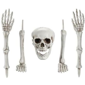 Decorazione scheletro horror a 5 parti – Partydeco
