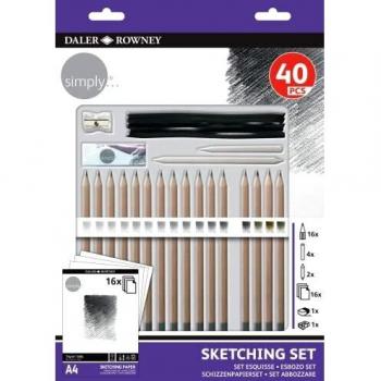 Set de dessin 40 pièces