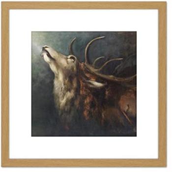 Artery8 “Fading Echoes” – 8×8 in Light Oak Wooden Frame Wall Print
