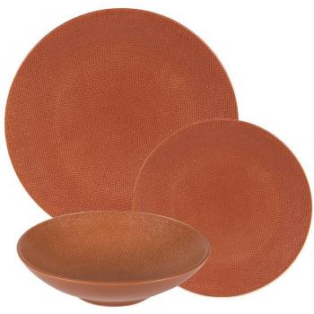 Service d’assiettes Vésuvio Terra 18 pièces
